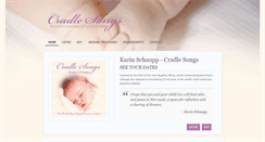 Desktop Screenshot of cradlesongs.karinschaupp.com